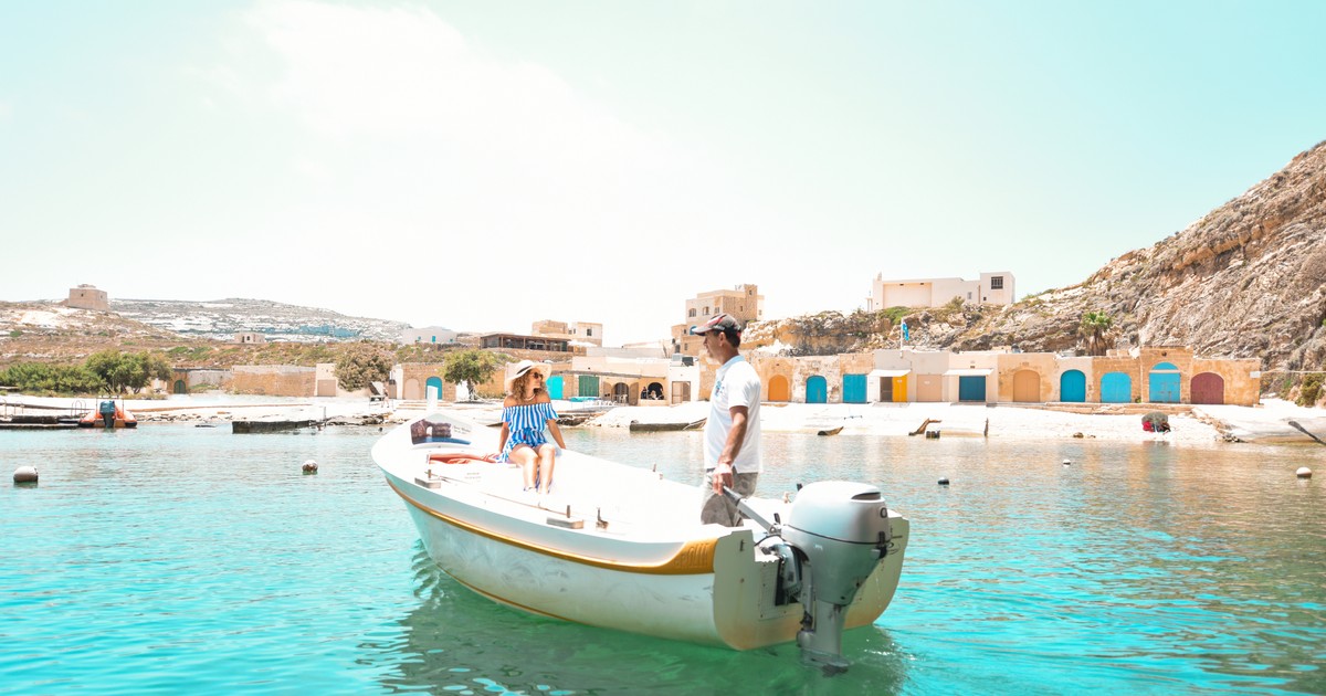 Cuplu pe barba mica la Inland Sea Gozo
