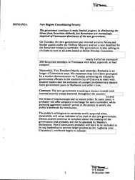 Raportul CIA din 28 decembrie nota scepticismul public cu privire la prezența comuniștilor în FSN FOTO: Arhiva CIA