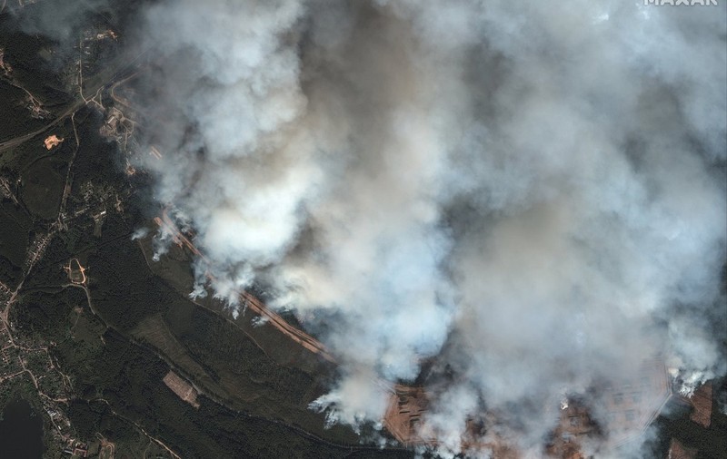 Cum arată acum depozitul rusesc de rachete care a mișcat seismografele când a explodat. Imagini din satelit