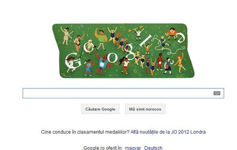 Google, logo special pentru a marca închiderea Jocurilor Olimpice la Londra
