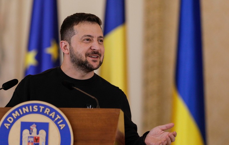 Zelenski, când Iohannis a fost întrebat despre discursul anulat din Parlament. „De ce nu m-ați întrebat pe mine?”