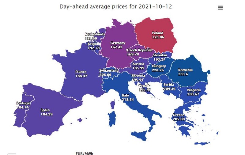 România are cel mai mare preț la electricitate din Europa! Peste 1.100 de lei pe MWh, un nou record