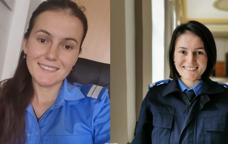 O tânără jandarm din Cluj și-a donat părul în scopuri nobile: „Gesturi mici care pot însemna mult”