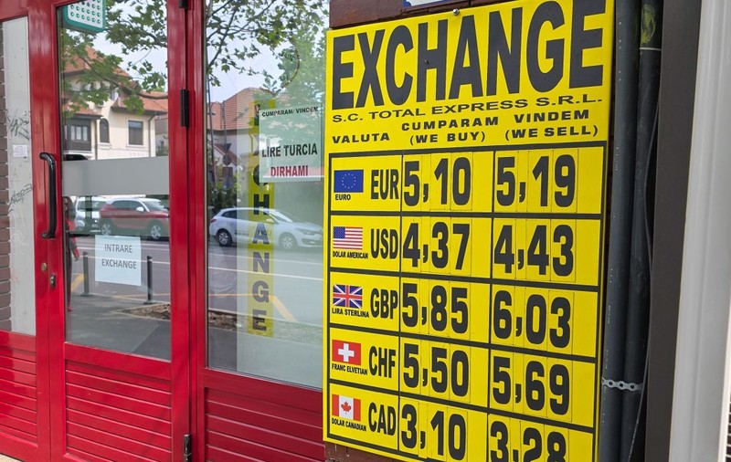 Leul crește în raport cu euro, dolarul se apreciază. Cursul BNR, luni, 8 iunie 2026