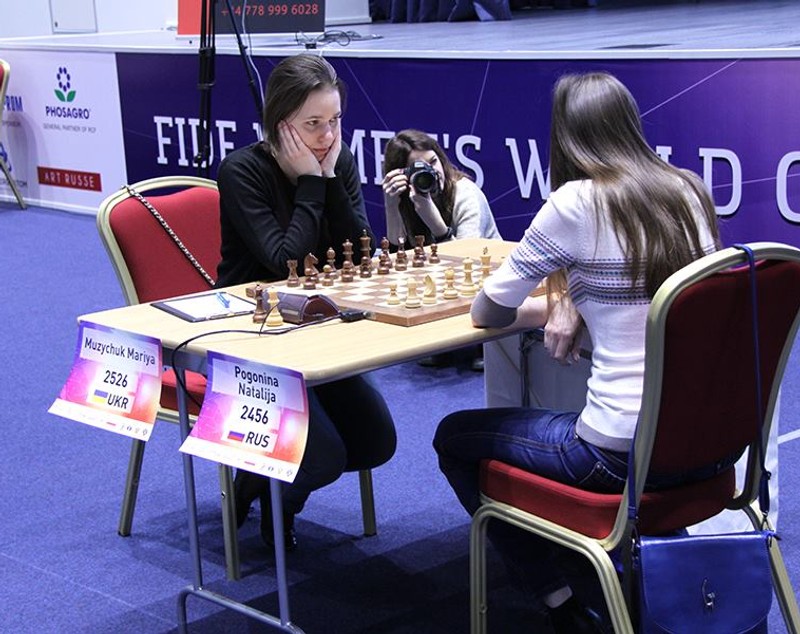 Maria Muziciuk - Natalia Pogonina 1,5 -0,5, în finala Campionatului Mondial de la Soci