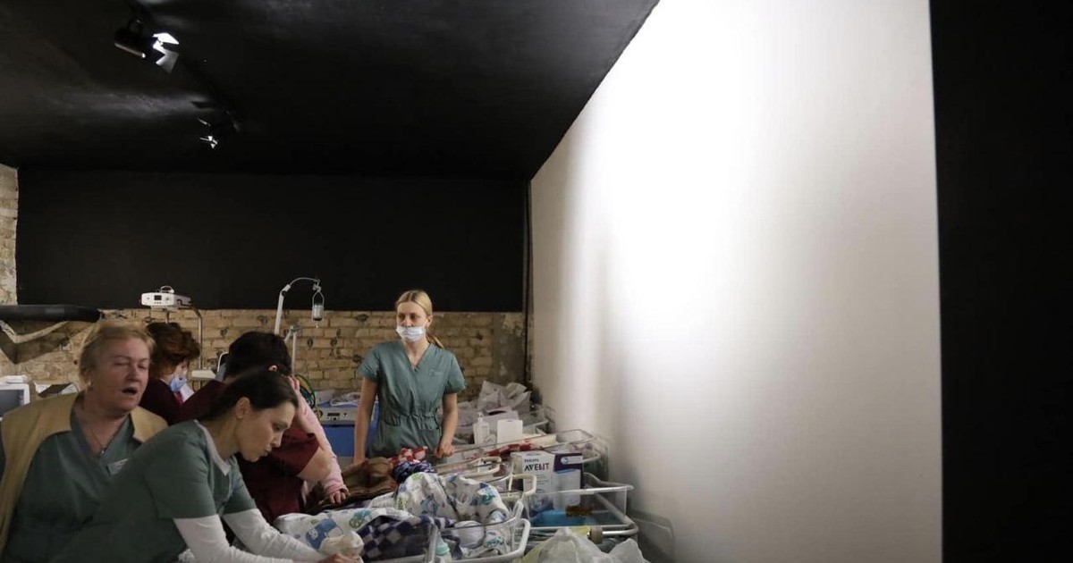 Maternitate in Kiev, copiii născuți în război