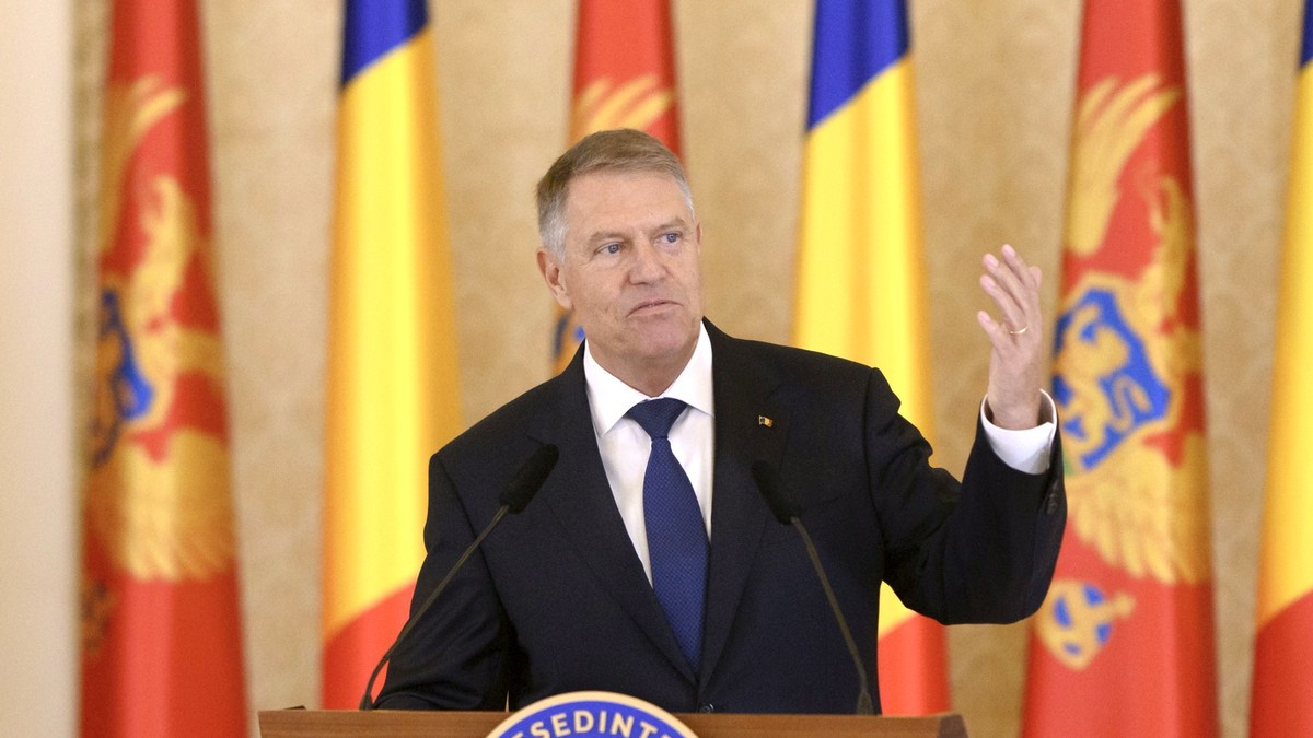 Klaus Iohannis, discurs la Palatul Cotroceni