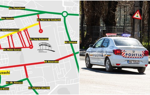 Restricții de trafic și linii STB modificate în București, astăzi, pentru Summit-ul B9 și concertul Metallica