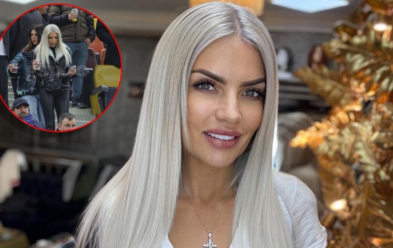 Cum a apărut Laura Vicol în tribune la meciul România - Bosnia. Cât costă geanta cu care a venit pe stadion