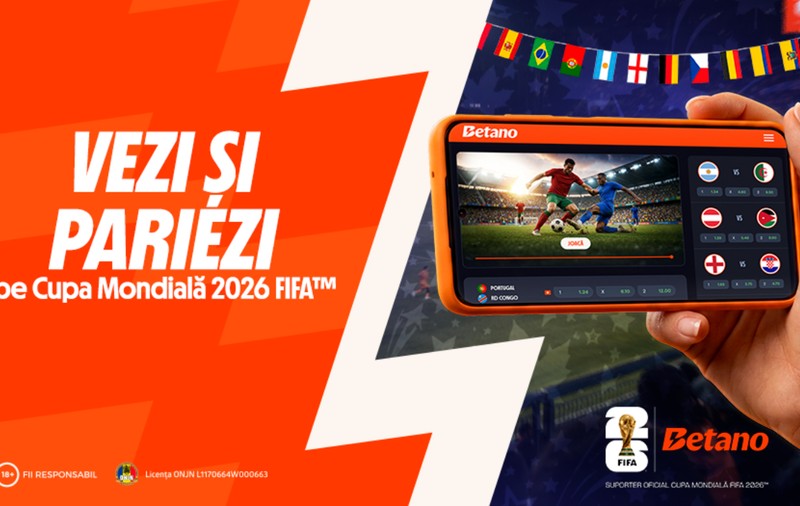 Fotbal în direct pe Betano: Cupa Mondială FIFA 2026™, livestreaming, program meciuri, statistici și pariuri live