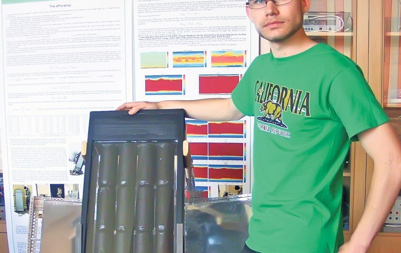 Orice casă se poate încălzi cu invenţia sa! Un elev din Suceava i-a uluit pe americani cu ideea lui