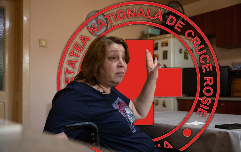 Cum a respins Crucea Roșie aplicația pe bani europeni a unei femei crescute într-o familie unde tatăl și-a ucis amanta, apoi ea însăși a fost agresată până la paralizie de soț!