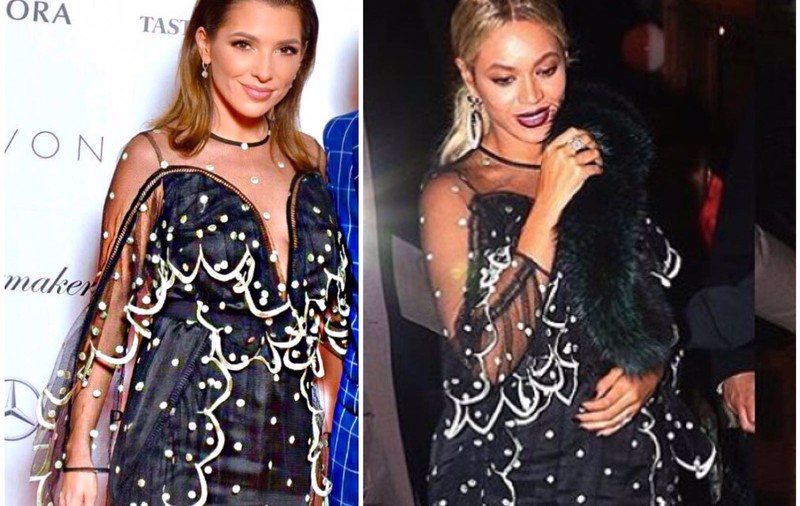 Celia, îmbrăcată la fel ca Beyonce la petrecerea Viva. Artista a atras toate privirile și a primit numai cuvinte de laudă