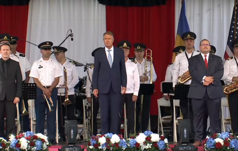 Iohannis, la recepția Ambasadei SUA de Ziua Independenței: „Cadru plin de speranță inspirat de președintele Biden”