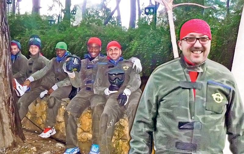 Petrolul şi-a revenit în amicale, după ce toată delegaţia galben-albaştrilor «s-a împuşcat» la paintball