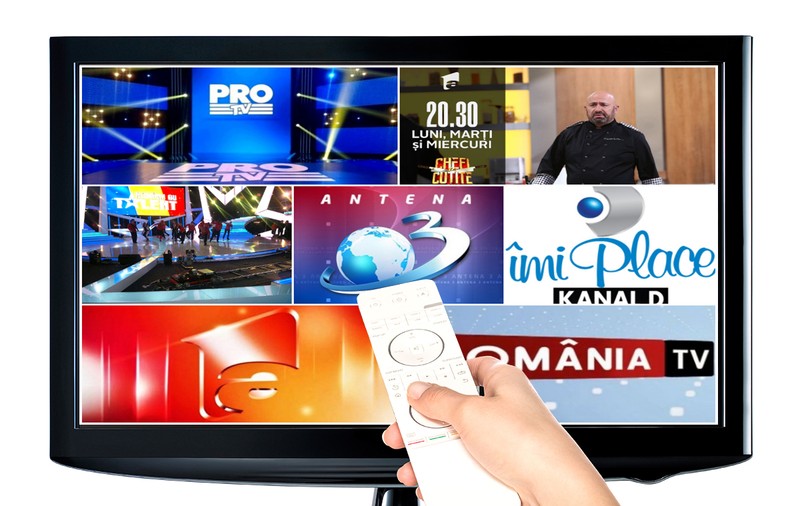 Care sunt cele cinci televiziuni care fac agenda divertismentului și a știrilor în România