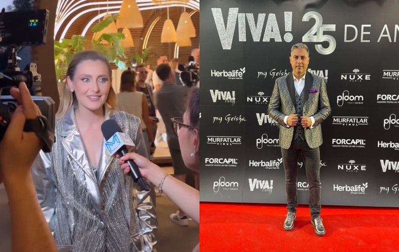 Cum au apărut Alina Sorescu și Alexandru Ciucu la petrecerea VIVA!. Anii trecuți se țineau de mână, acum sunt în proces de divorț