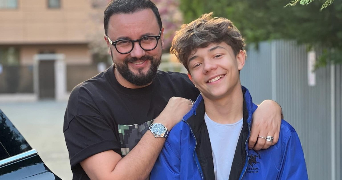 Cătălin Măruță și fiul său, David