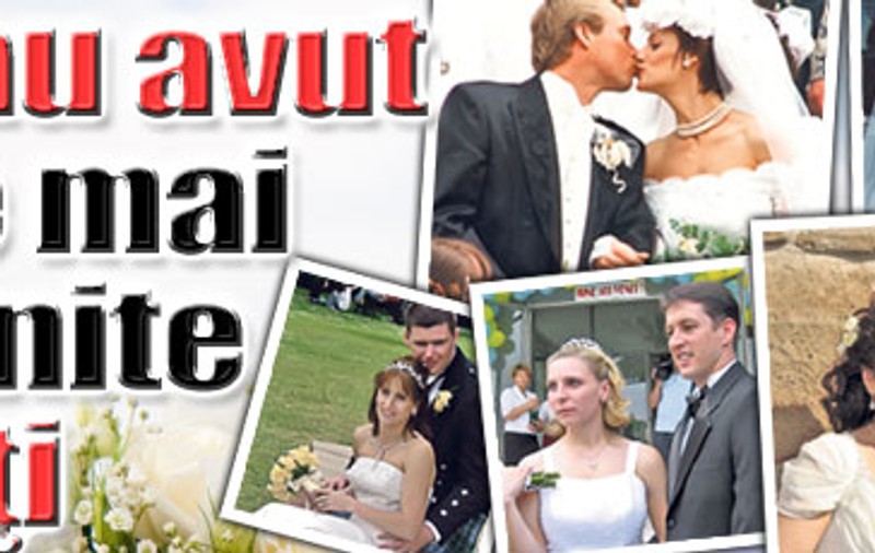 Ele au avut cele mai trăsnite nunţi