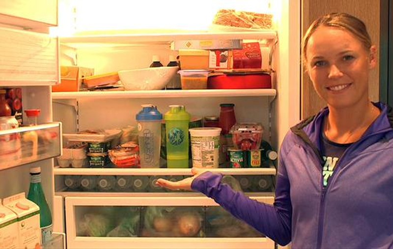 Caroline Wozniacki are frigiderul plin. Nu lipsește înghețata
