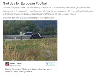 Alt anunț despre drama din Slovenia