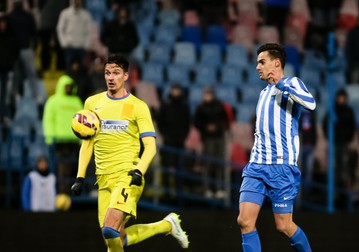 Steliştii au fost nevoiţi să-şi acopere emblema la meciul din campionat cu CSMS Iaşi