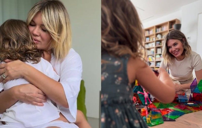 Gina Pistol, momente adorabile alături de fiica ei. Josephine și-a prezentat colecția de jucării: „Doamna Coca și Gică”