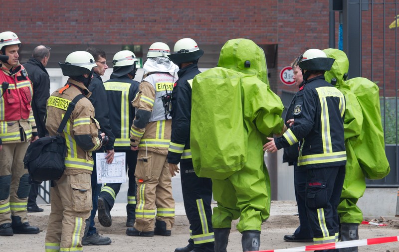 Sediul Serviciului german de Informații a fost evacuat, din cauza unor vapori toxici de acid sulfuric  | VIDEO