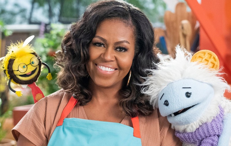 Michelle Obama va juca într-un serial culinar pentru copii, pe Netflix