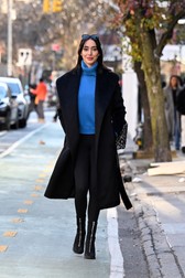EXCLUSIVE ALL ROUNDER. EXCLUSIVE Exclusive Michelle Ritter, the ex-girlfriend of former Google CEO Eric Schmidt, bundles up for the frigid weather in a cozy blue turtleneck sweater and long black coat. Ritter was seen walking after a board meeting at Columbia Richman. Ritter had accused Schmidt of stalking and abuse subjecting her to absolute surveillance. Featuring: Michelle Ritter Where: New York City, New York, United States When: 12 Dec 2025 Credit: Elder Ordonez/INSTARimages **Exclusive**,Image: 1058781412, License: Rights-managed, Restrictions: Exclusive, Model Release: no