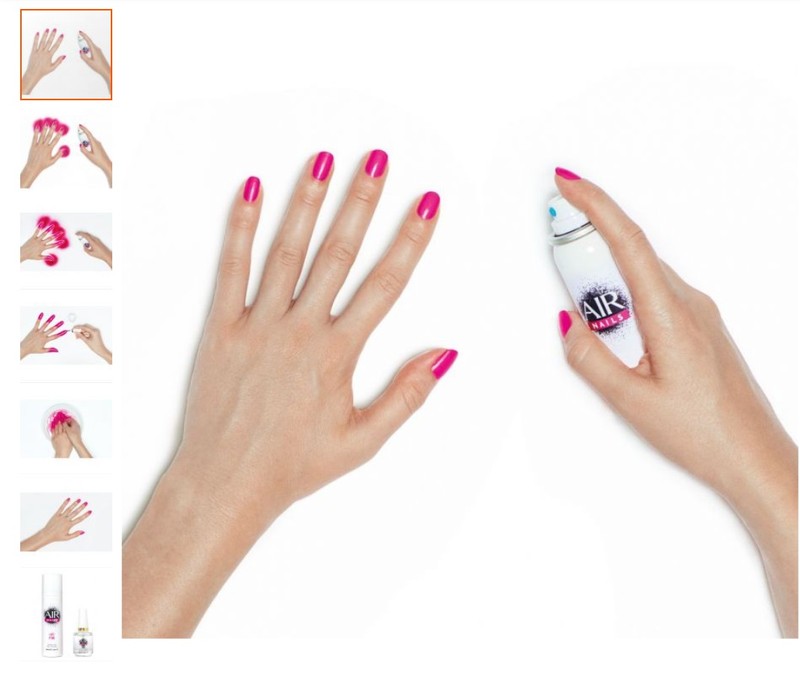 Ojă pulverizantă, Air Nails, Roz