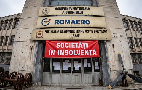Insolvența „eternă” a companiilor de stat.  Cine sunt administratorii speciali care au grijă de Compania Națională a Uraniului, Romaero și Societatea de Administrare Active Feroviare