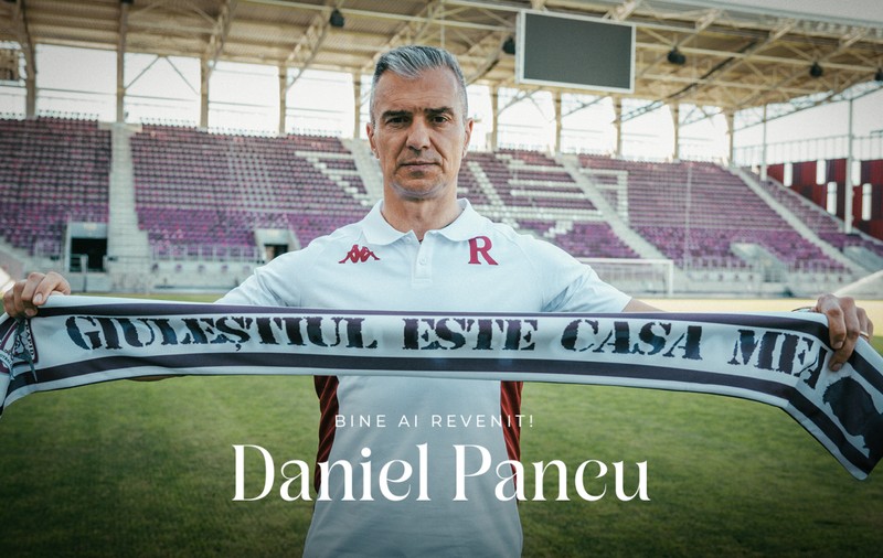 Daniel Pancu este noul antrenor al Rapidului: „S-a întors acasă. Începe un nou capitol în Giulești”