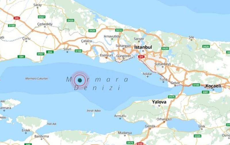 Un cutremur cu magnitudinea 5 în Marea Marmara a fost simțit și la Istanbul
