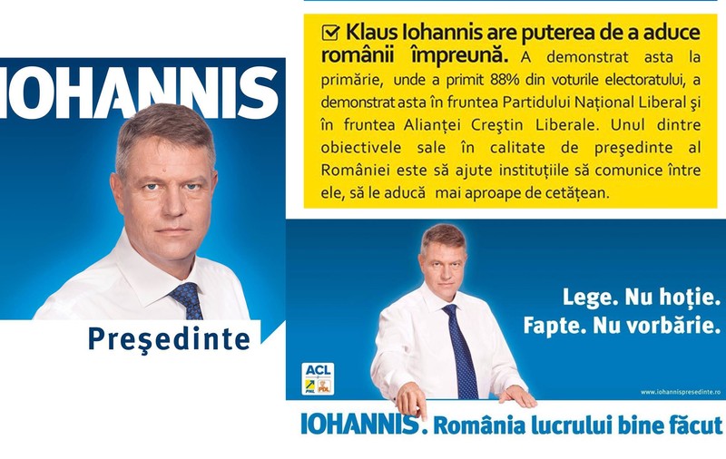 Istoria ultimelor alegeri prezidențiale - Anul 2014: Iohannis l-a depășit pe Ponta, răsturnând situația în turul al doilea! ”România lucrului bine făcut”