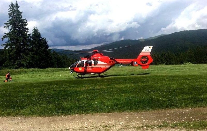 Un bărbat a căzut cu parapanta în Brașov
