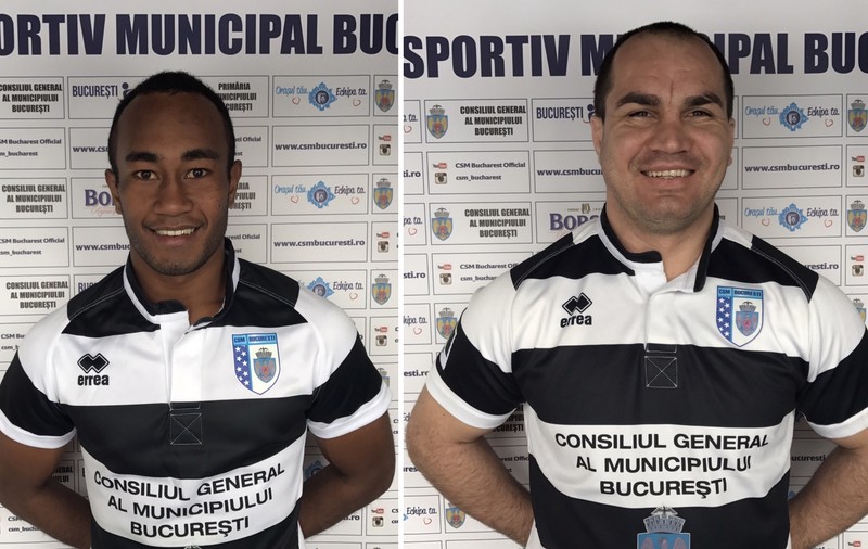 Rugbiștii Daniel Carpo și Livinai Tuicakau au semnat cu CSM București