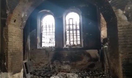 Biserica din Lukașivka a fost distrusă