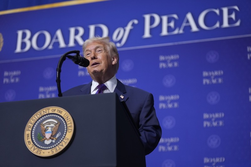 Donald Trump și-a început discursul subliniind că a oprit 8 războaie, Foto: Profimedia