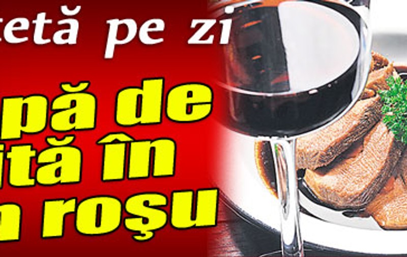 O reţetă pe zi / Pulpă de vită în vin roşu