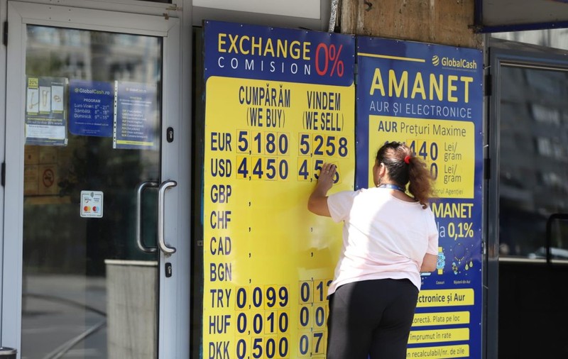 Leul crește în raport cu euro și scade comparativ cu dolarul american. Cursul BNR, miercuri, 8 iulie 2026