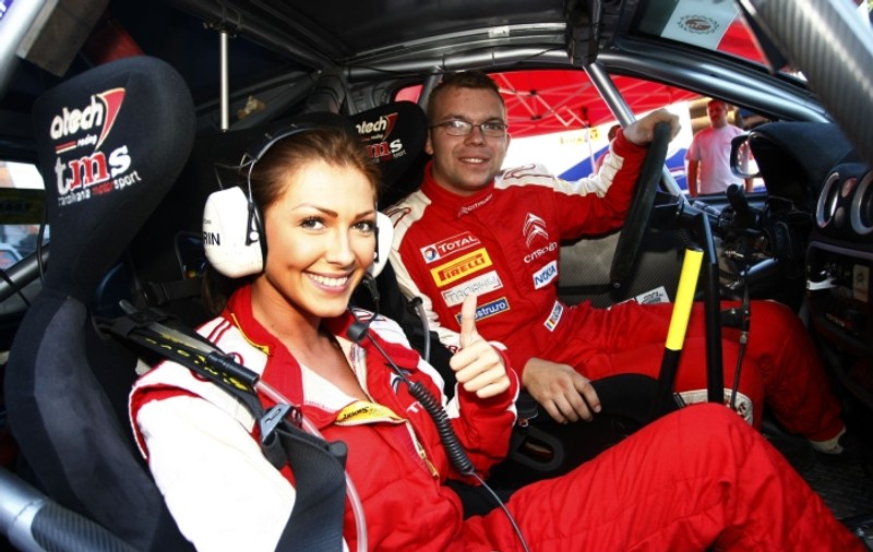 Ilinca Vandici a fost copilot de raliuri pentru o zi