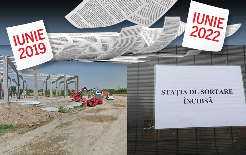 FOTO OFICIAL După 3 ani de reclamații de la oameni și 23 episoade citite de public în Libertatea, stația de sortare a lui Negoiță de la Cățelu s-a închis