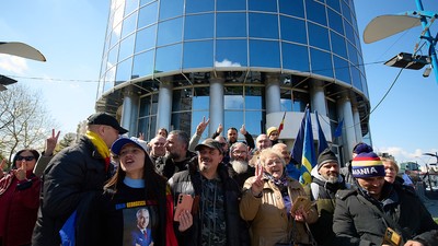 Protest sustinatori Călin Georgescu