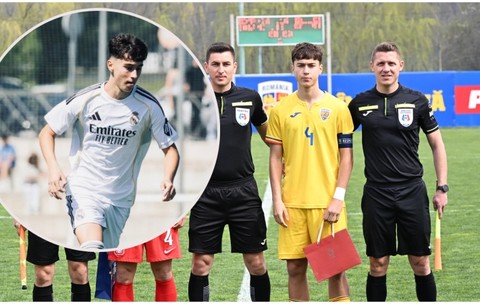 Edu Corlat ar putea fi primul român de la echipa mare a lui Real Madrid după Gică Hagi