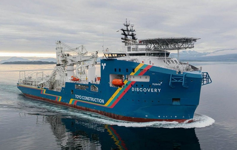 România a construit pentru Japonia cea mai mare navă hibridă de pozat cabluri submarine: cum arată gigantul care transportă 9.000 de tone