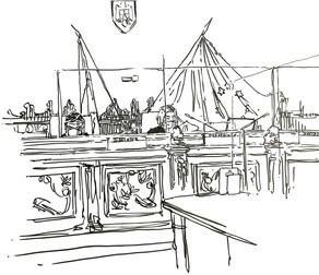 Ilustrație din sala de judecată