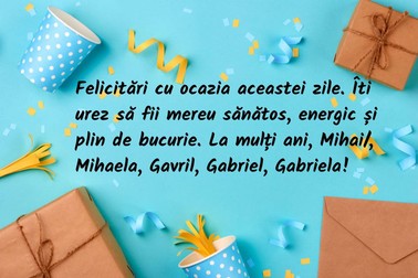 Mesaje de Sfinții Mihail și Gavril pentru prieteni și familie