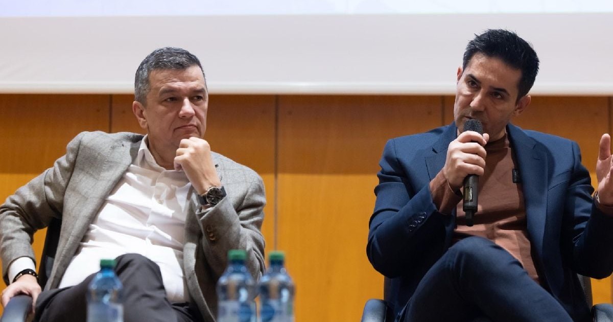 Claudiu Manda, dreapta, și Sorin Grindeanu