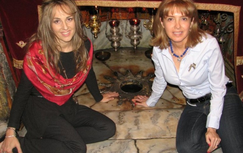 Florentina Opriş a fost la Betleem înainte de Crăciun!